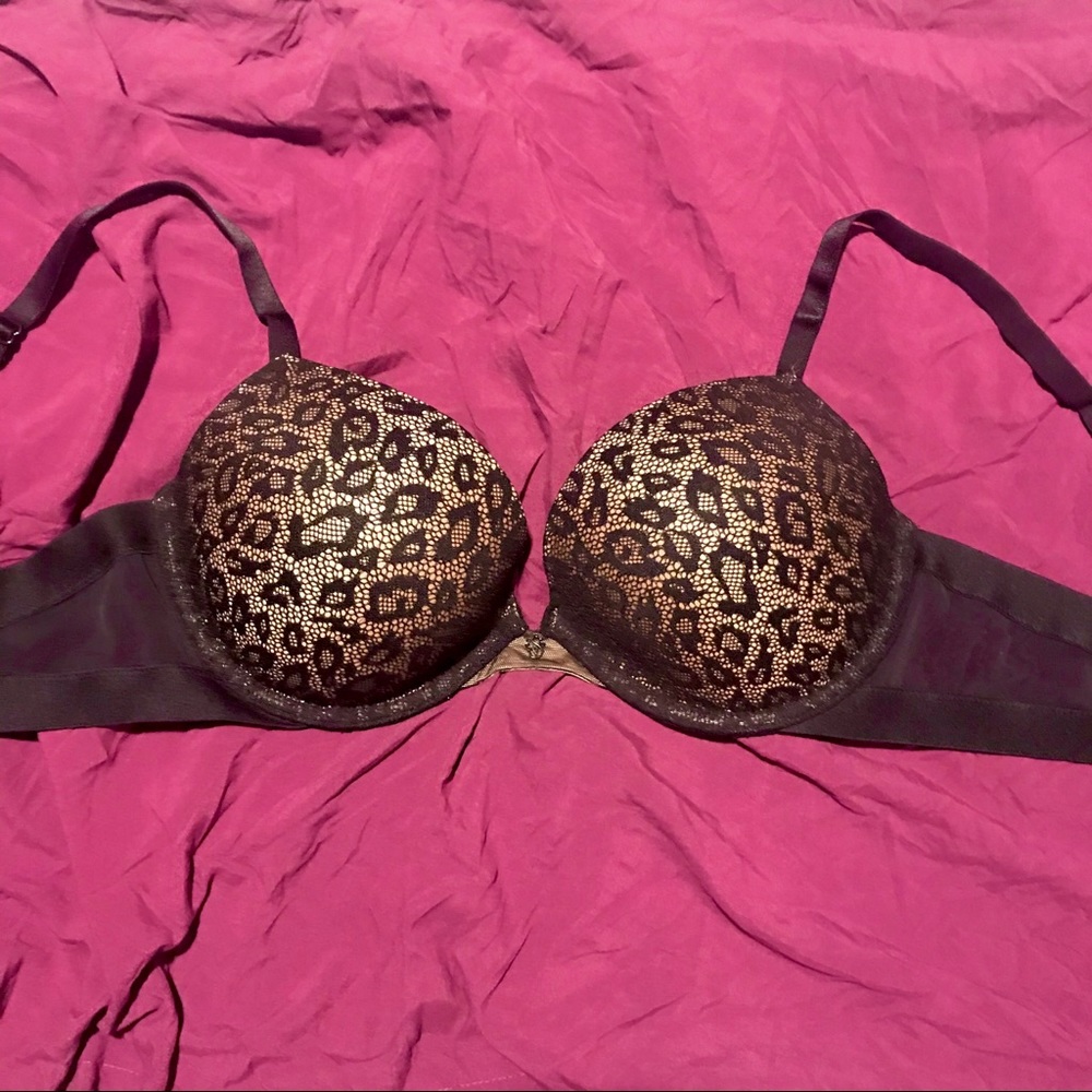 VS Push-up Leopard Lace Bra